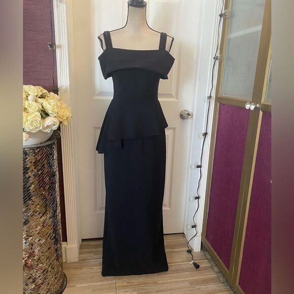 Teri Jon maxi dress, size 2 - Picture 1 of 14